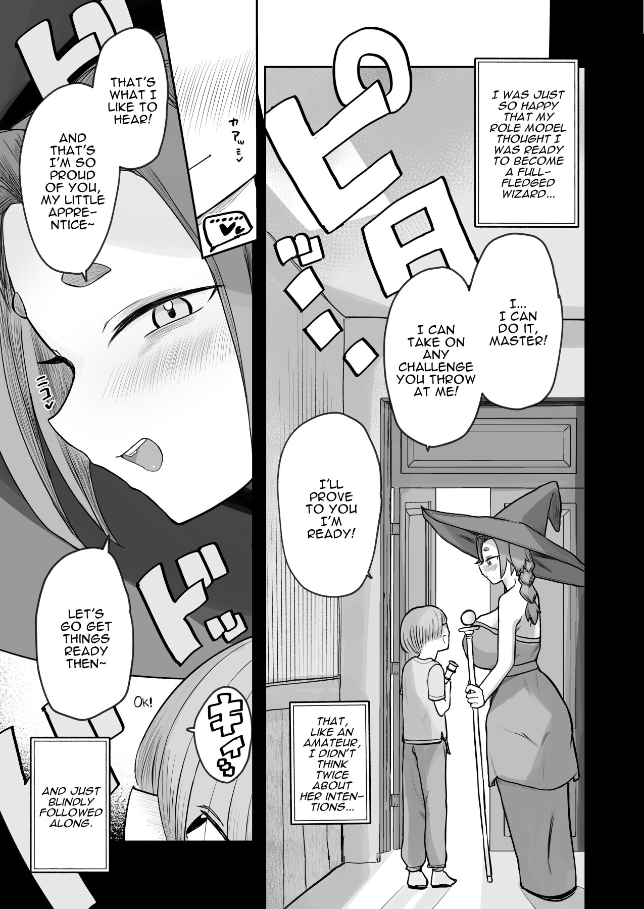 Hentai Manga Comic-1000 Year Old Witch Cumsqueezes Her Disciple During His Virginity Graduation Exam-Read-4